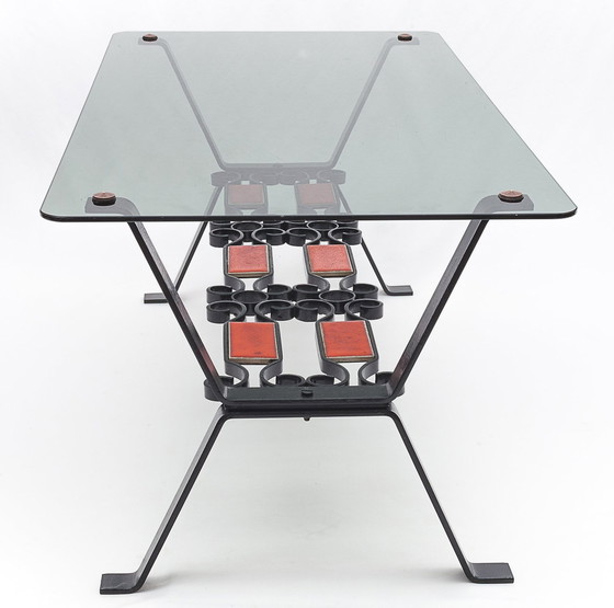 Image 1 of Lot De Deux Tables Basses En Fer Forgé