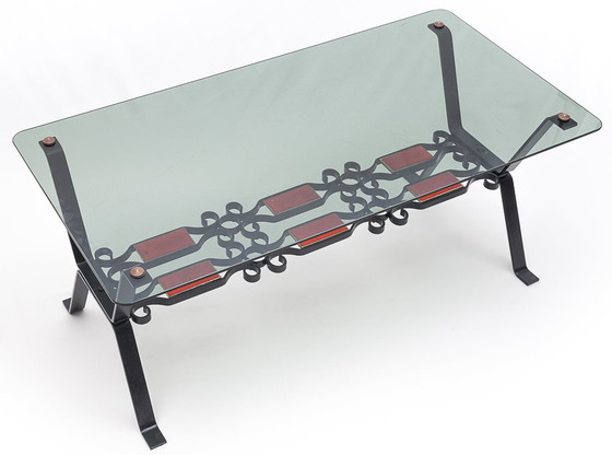 Image 1 of Lot De Deux Tables Basses En Fer Forgé