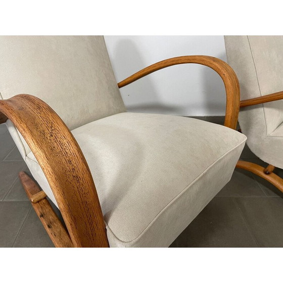 Image 1 of Paire de fauteuils vintage Halabala H269