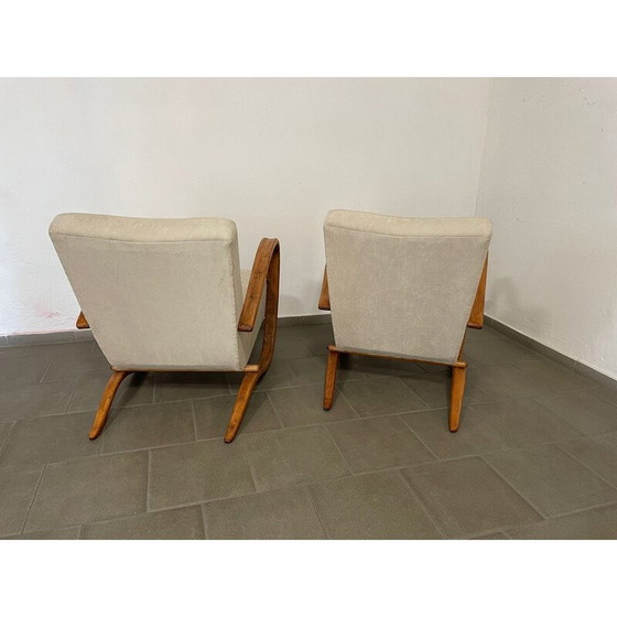 Image 1 of Paire de fauteuils vintage Halabala H269