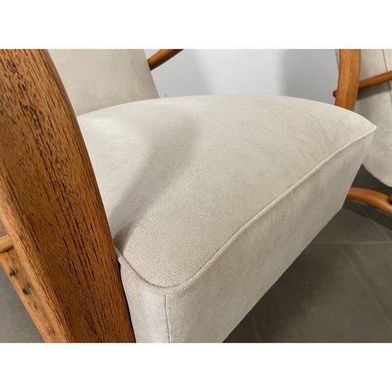 Image 1 of Paire de fauteuils vintage Halabala H269