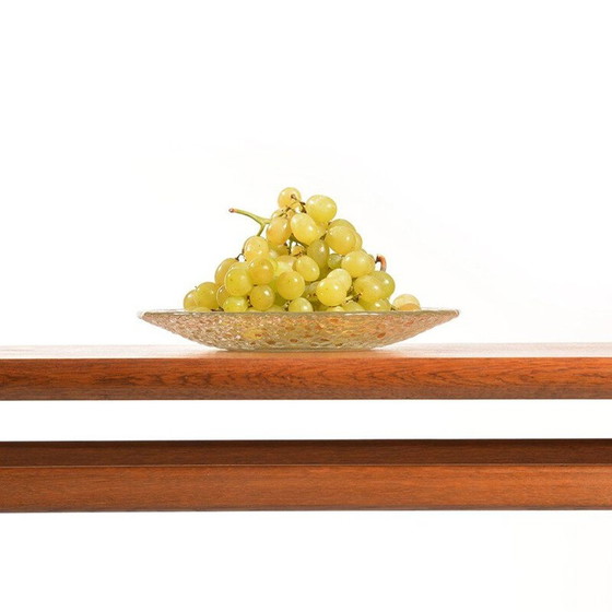 Image 1 of Longue table basse vintage en acajou et chêne, Tchécoslovaquie 1960