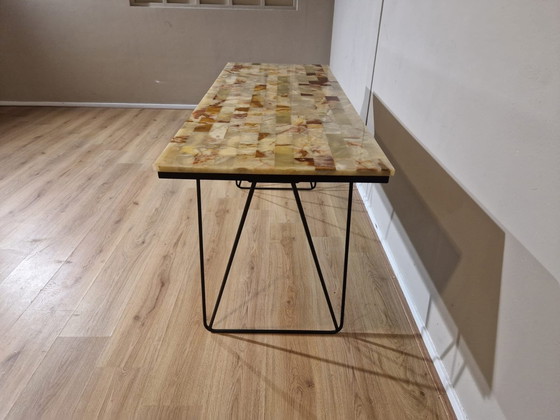 Image 1 of Bureau Vintage Onyx - 1960s - Design - Sidetable