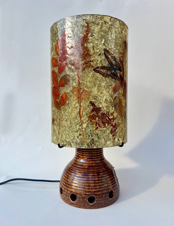 Image 1 of Lampe de table Accolay avec abat-jour en résine, 1970S France