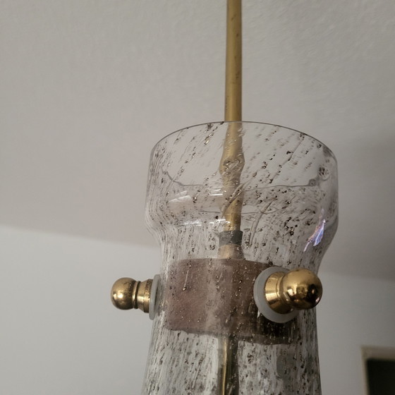 Image 1 of Suspension Goutte Design En Verre Soufflé  Et Bullé, Capital Lighting 