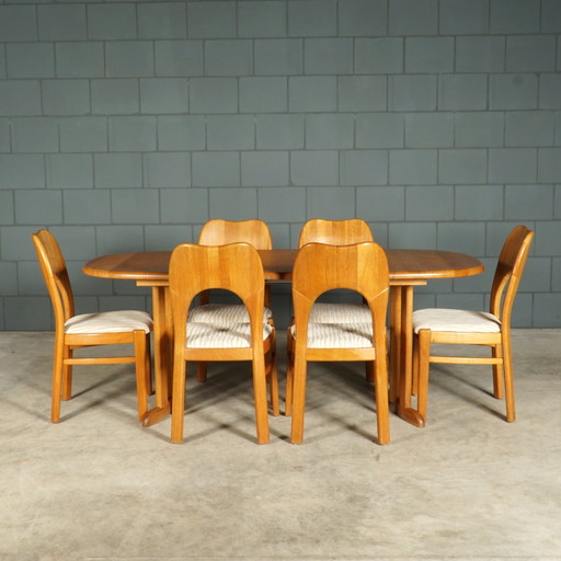 Ensemble de salle à manger danois - Niels Koefoed - Hornslet - 1960s