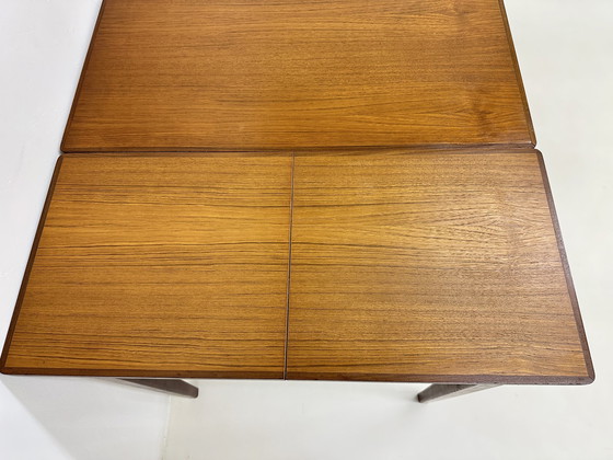 Image 1 of Table à manger extensible Topform en bois de teck, 1960S