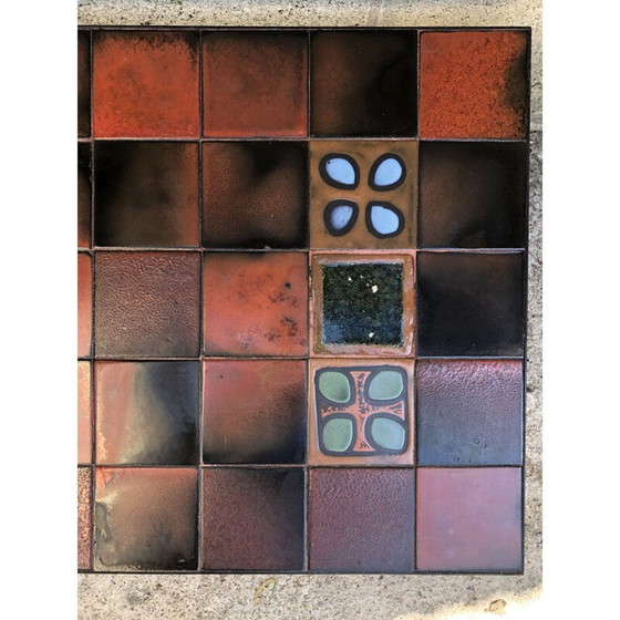 Image 1 of Table basse vintage en céramique et métal, 1960