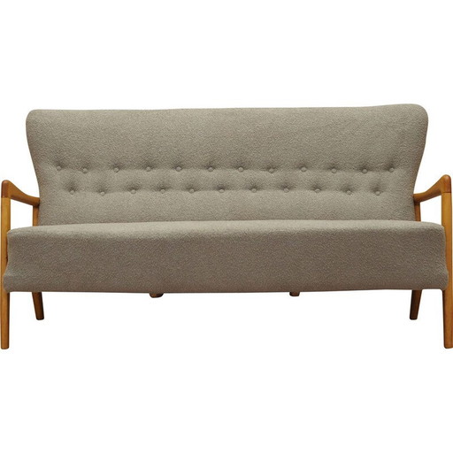 Canapé vintage en hêtre par Soren Hansen pour Fritz Hansen, 1960s
