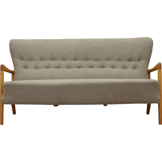 Image 1 of Canapé vintage en hêtre par Soren Hansen pour Fritz Hansen, 1960s