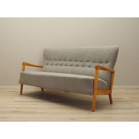 Image 1 of Canapé vintage en hêtre par Soren Hansen pour Fritz Hansen, 1960s
