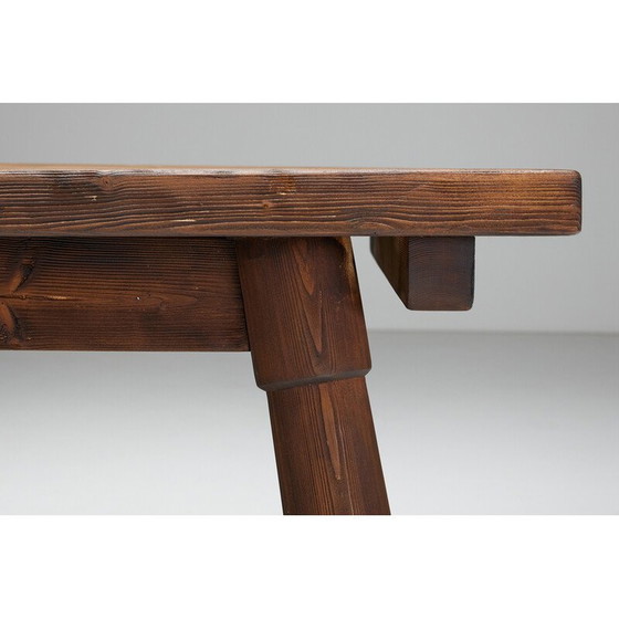 Image 1 of Table vintage en pin, France 1950