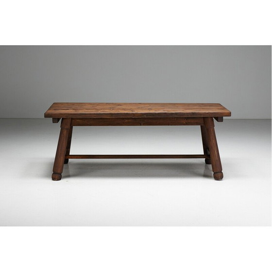 Image 1 of Table vintage en pin, France 1950