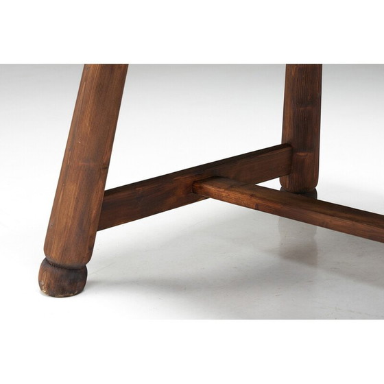 Image 1 of Table vintage en pin, France 1950