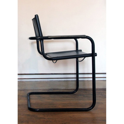 Paire de fauteuils cantilever bauhaus vintage, 1970
