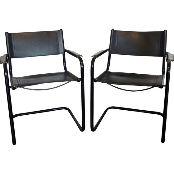 Image 1 of Paire de fauteuils cantilever bauhaus vintage, 1970