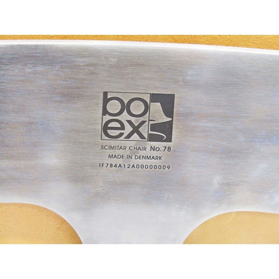 Image 1 of Fauteuil vintage "Scimitar" de Preben Fabricius et Jørgen Kastholm pour Bo-Ex