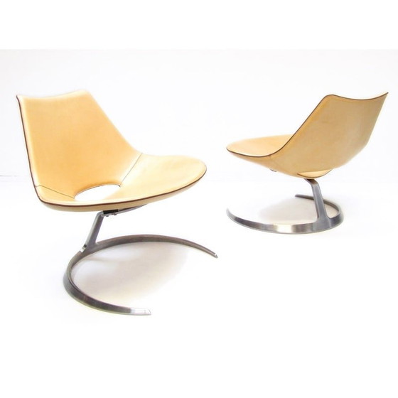 Image 1 of Fauteuil vintage "Scimitar" de Preben Fabricius et Jørgen Kastholm pour Bo-Ex