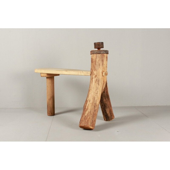 Image 1 of Établi vintage en chêne, 1980