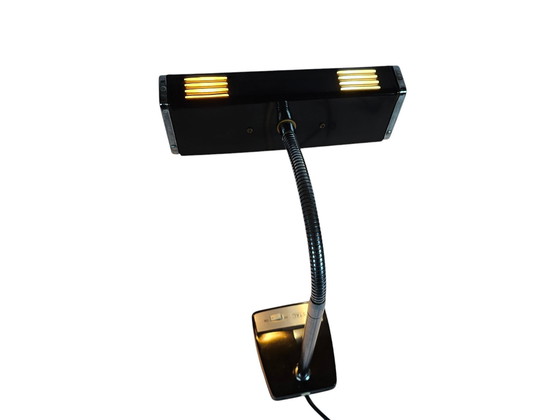 Image 1 of Cristal - Space Age - Lampe à poser - Cou flexible - Métal - 60's