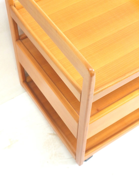 Image 1 of Chariot de bar vintage / Chariot de service sur roues