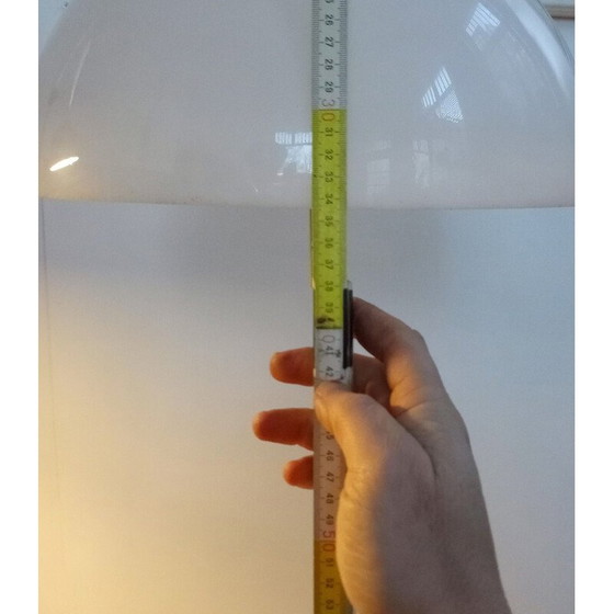 Image 1 of Lampe suspendue vintage en acrylique blanc de Staff, 1970