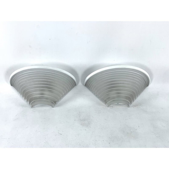 Image 1 of Paire d'appliques Egisto 38 vintage par Angelo Mangiarotti pour Artemide, Italie années 1980