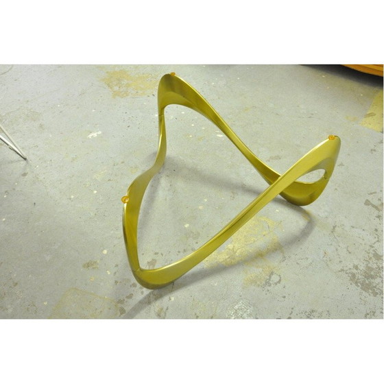 Image 1 of Table basse vintage "Snake" par Knut Hesterberg pour Ronald Schmitt, Allemagne 1970