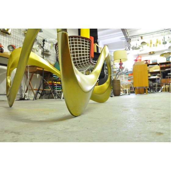 Image 1 of Table basse vintage "Snake" par Knut Hesterberg pour Ronald Schmitt, Allemagne 1970