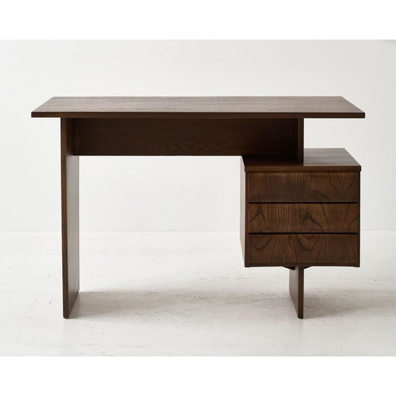 Image 1 of Bureau vintage en chêne par Bohumil Landsman, Tchécoslovaquie 1970