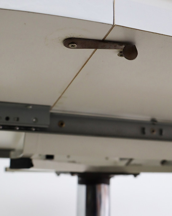 Image 1 of Table à manger ronde extensible vintage