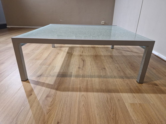 Image 1 of Bony Design - Table basse - Verre brisé - Argent - Design