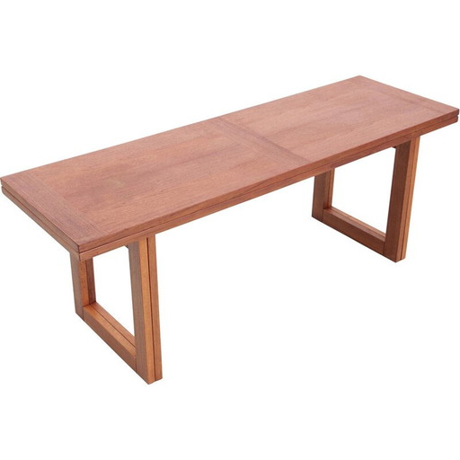Table basse pliante vintage en teck de Ansager Møbler