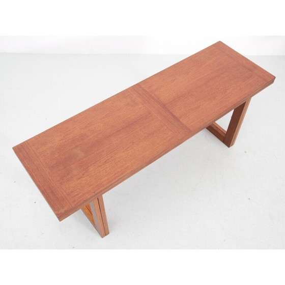 Image 1 of Table basse pliante vintage en teck de Ansager Møbler