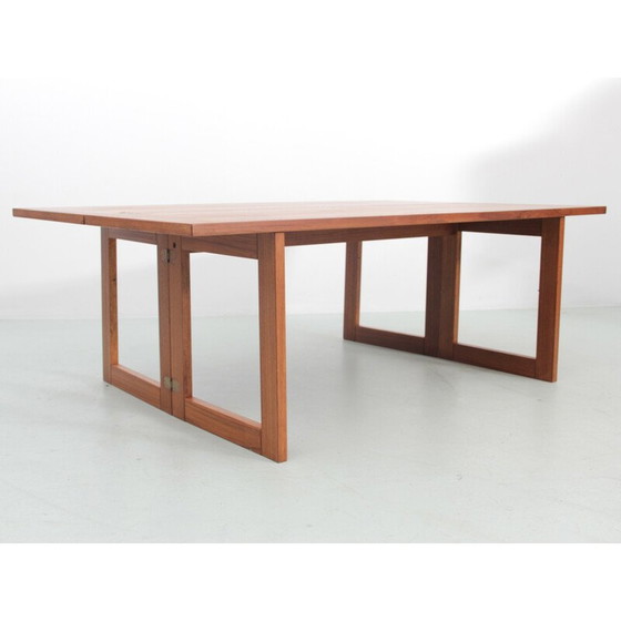 Image 1 of Table basse pliante vintage en teck de Ansager Møbler
