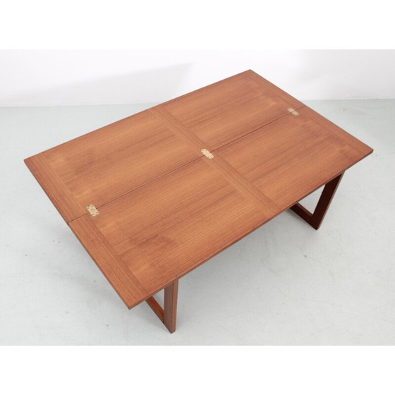 Image 1 of Table basse pliante vintage en teck de Ansager Møbler