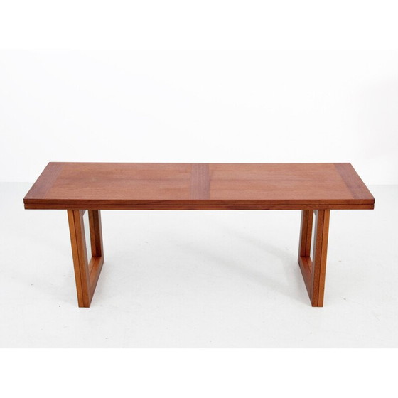 Image 1 of Table basse pliante vintage en teck de Ansager Møbler