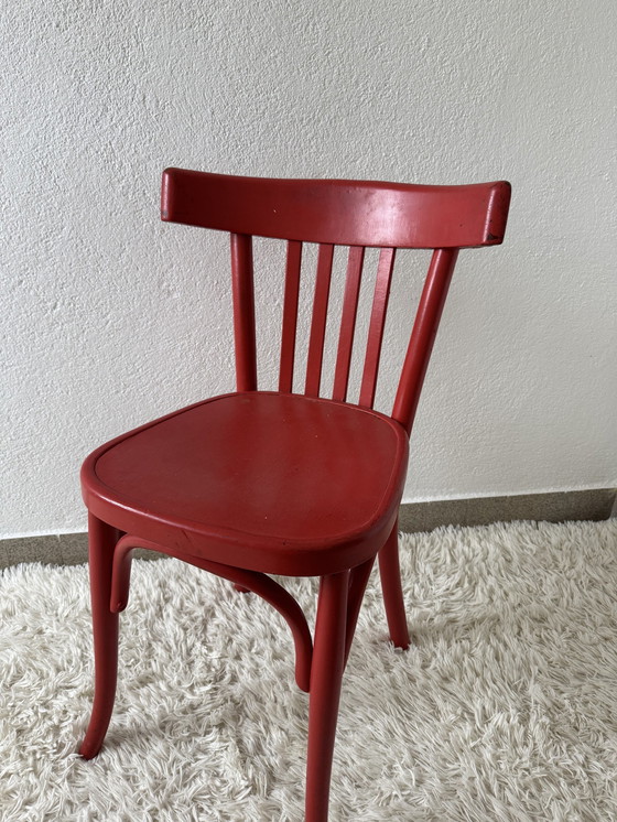 Image 1 of Chaise Bistrot Bois Courbé Années 50 Algérie