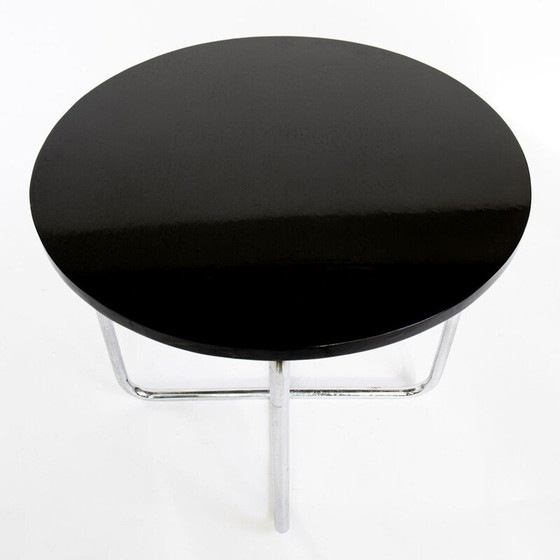 Image 1 of Table d'appoint vintage en acier tubulaire Bauhaus, années 1930