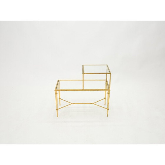 Image 1 of Canapé vintage en fer forgé doré de Robert et Roger Thibier, 1960