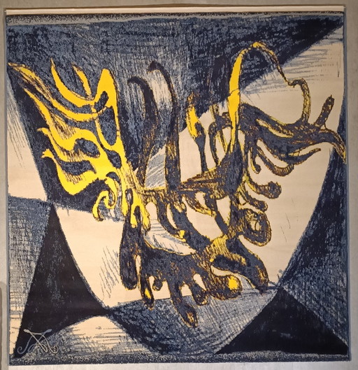 Tapis en édition limitée d'Endre Szasz, 200X200 Cm