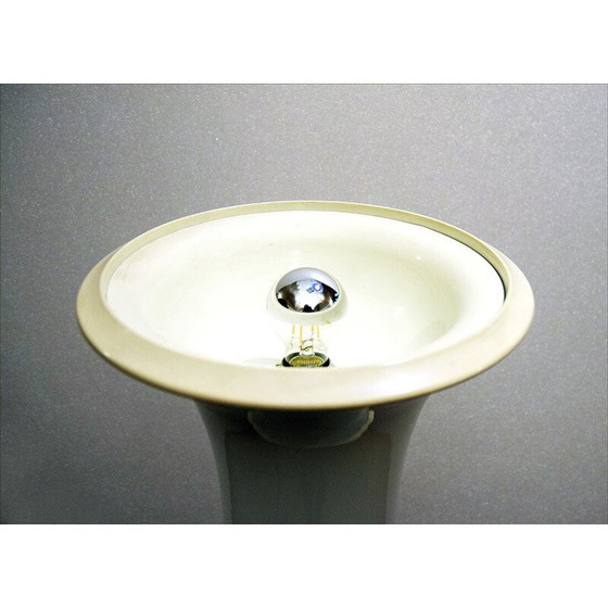 Image 1 of Lampe vintage en bambou et verre soufflé par Tronconi pour Vistosi Murano, 1970