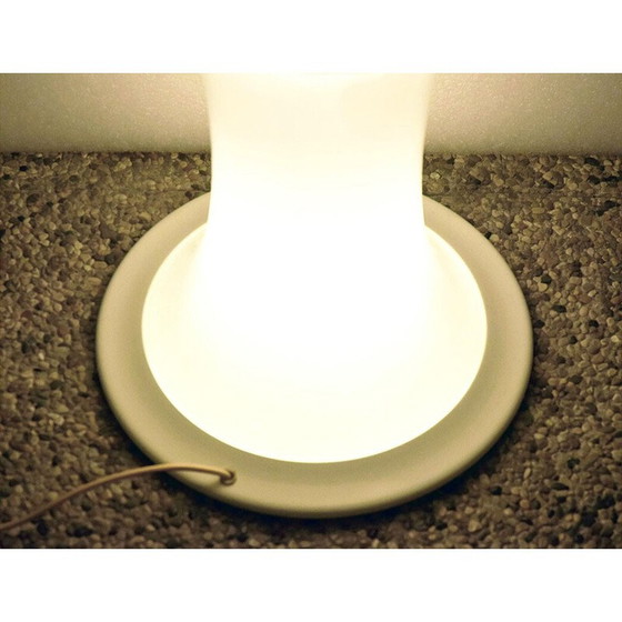 Image 1 of Lampe vintage en bambou et verre soufflé par Tronconi pour Vistosi Murano, 1970