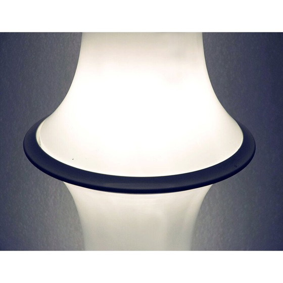 Image 1 of Lampe vintage en bambou et verre soufflé par Tronconi pour Vistosi Murano, 1970