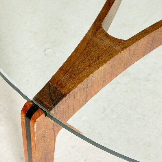 Image 1 of Table basse vintage en bois de rose par Sven Ellekaer pour Christian Linneberg, 1960