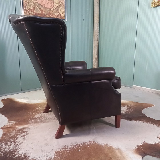 Image 1 of Fauteuil Bendic en cuir de mouton