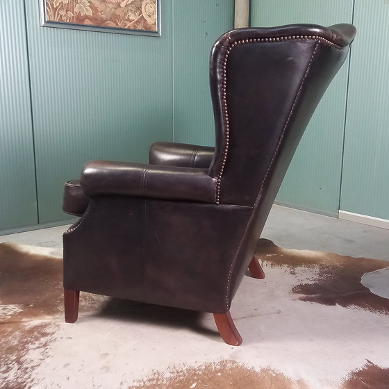 Image 1 of Fauteuil Bendic en cuir de mouton