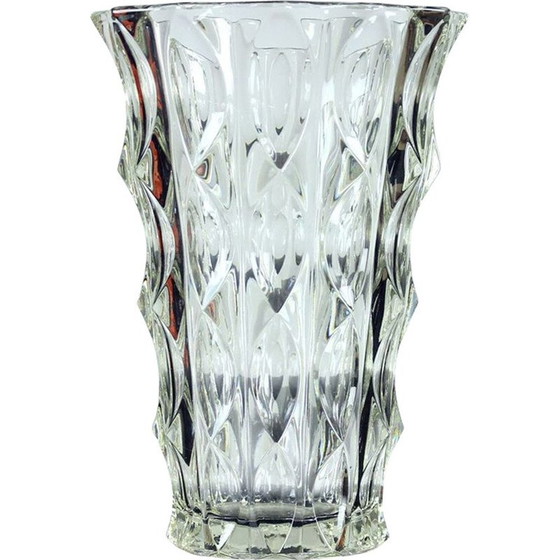 Image 1 of Vase en verre vintage par Vladislav Urban by Rosice, Tchécoslovaquie 1960