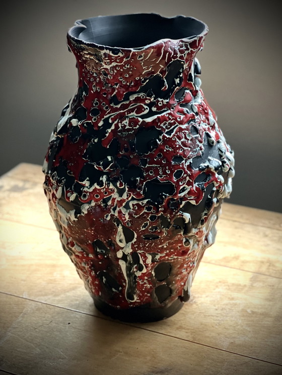 Image 1 of Vase Fat Lava / Lave Grasse Allemagne De L’Ouest