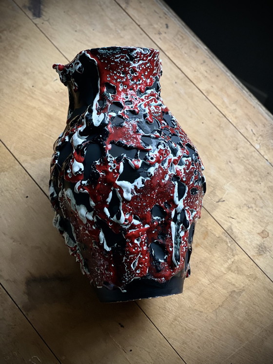 Image 1 of Vase Fat Lava / Lave Grasse Allemagne De L’Ouest